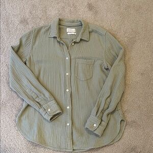 J Crew Women’s Sage Green Blouse